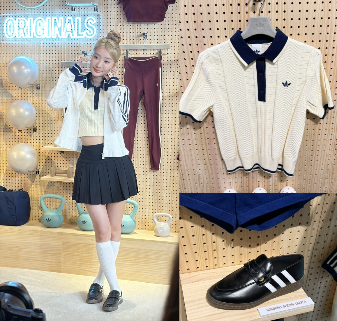 陳華didas Originals ACE BREEZE短袖Polo衫-黑色樂福鞋